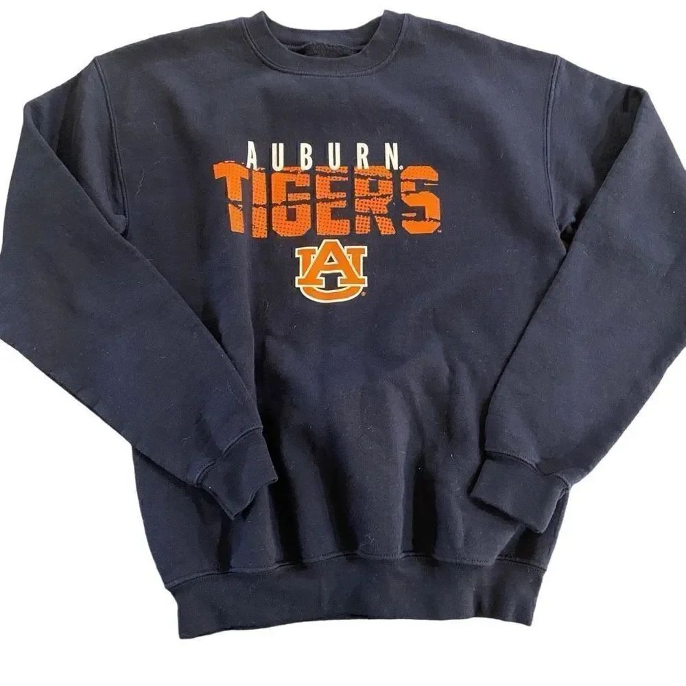 Auburn Tigers Kids XL Blue Orange Sweatshirt long sleeve football